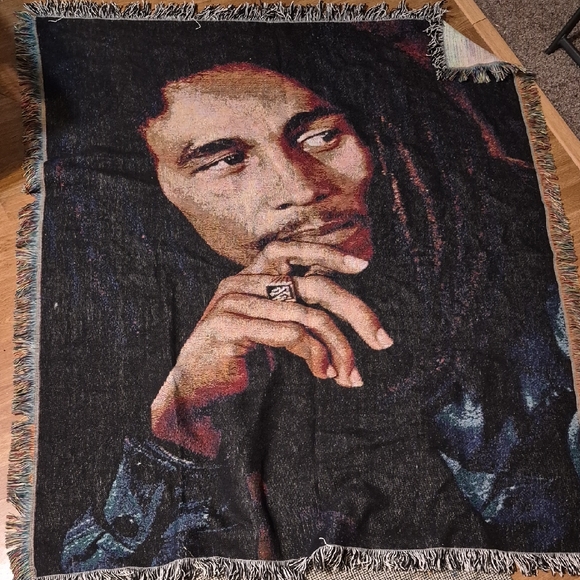 Other - Bob Marley Woven Tapestry Blanket
